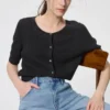 Women’s Sheer Lace Cardigan | Short Sleeve