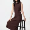 Women’s Shirring Narrow Skirt