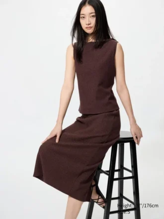 Women’s Shirring Narrow Skirt