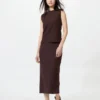 Women’s Shirring Narrow Skirt