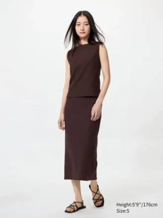 Women’s Shirring Narrow Skirt