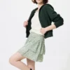 Women’s Shirring Volume Frill Mini Skirt
