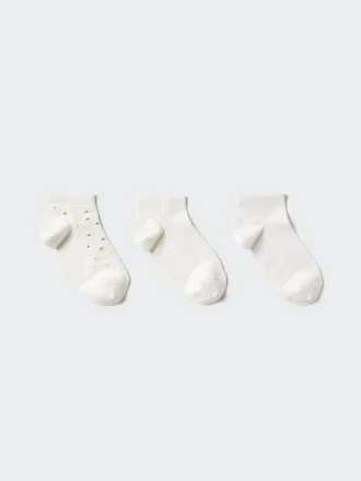 Women’s Short Socks | 3 Pairs | Flower