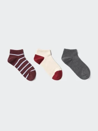 Women’s Short Socks | 3 Pairs | Striped