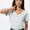 Women’s Slub Cotton V-Neck T-Shirt