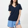 Women’s Slub Cotton V-Neck T-Shirt