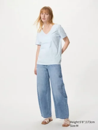 Women’s Slub Cotton V-Neck T-Shirt