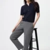 Women’s Smart Ankle Pants | Checked