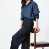 Women’s Smart Wide Pants | Striped | Tall