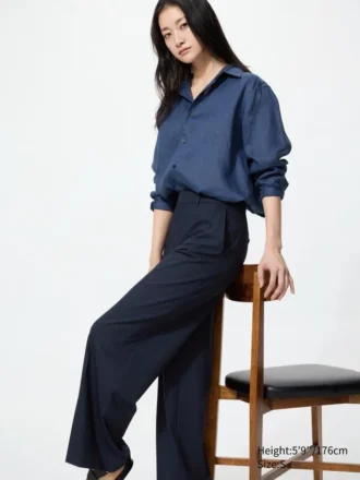 Women’s Smart Wide Pants | Striped | Tall