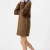 Women’s Smooth Cotton Knit Hoodie Dress