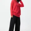 Women’s Smooth Cotton Knit Hoodie Dress
