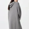 Women’s Smooth Cotton Knit Hoodie Dress