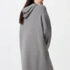 Women’s Smooth Cotton Knit Hoodie Dress