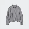Women’s Smooth Cotton Relaxed Polo Sweater