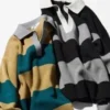 Women’s Smooth Cotton Relaxed Polo Sweater | Striped