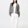 Women’s Smooth Cotton V-Neck Cardigan