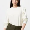 Women’s Soft Knitted Fleece T-Shirt | Long Sleeve