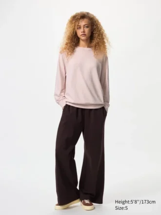 Women’s Soft Knitted Fleece T-Shirt | Long Sleeve