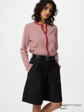 Women’s Soft Ribbed Cardigan | Striped