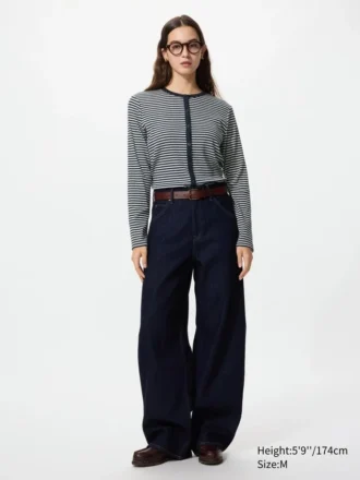 Women’s Soft Ribbed Cardigan | Striped