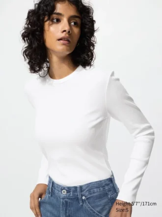 Women’s Soft Ribbed T-Shirt | Long Sleeve