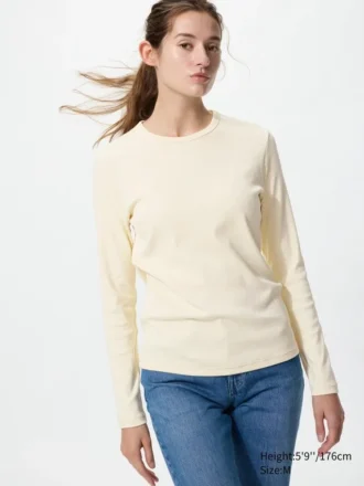 Women’s Soft Ribbed T-Shirt | Long Sleeve