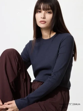 Women’s Soft Ribbed T-Shirt | Long Sleeve