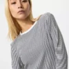 Women’s Soft Ribbed T-Shirt | Striped