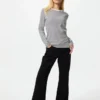 Women’s Soft Ribbed T-Shirt | Striped