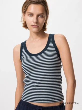 Women’s Soft Ribbed Tank Top | Striped