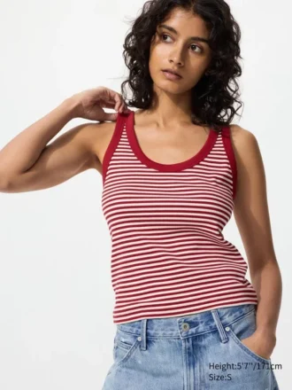 Women’s Soft Ribbed Tank Top | Striped