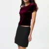 Women’s Soft Velour Mini T-Shirt