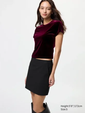 Women’s Soft Velour Mini T-Shirt