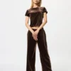 Women’s Soft Velour Mini T-Shirt