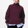 Women’s Souffle Yarn Sweater | High Neck
