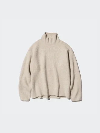 Women’s Souffle Yarn Sweater | High Neck
