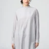 Women’s Stand Collar Shirt | Long Sleeve