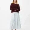 Women’s Tiered Maxi Skirt | Stripe