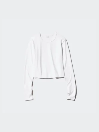 Women’s Ultra Stretch Airism Cropped T-Shirt | Long Sleeve