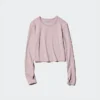 Women’s Ultra Stretch Airism Cropped T-Shirt | Long Sleeve