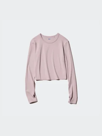 Women’s Ultra Stretch Airism Cropped T-Shirt | Long Sleeve