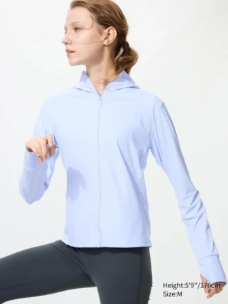 Women’s Ultra Stretch Airism Uv Protection Full-Zip Hoodie