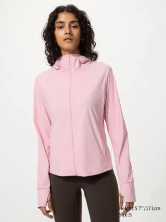 Women’s Ultra Stretch Airism Uv Protection Full-Zip Hoodie