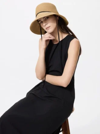 Women’s Uv Protection Adjustable Paper Braid Hat