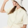 Women’s Uv Protection Cotton Linen Wide Brim Hat