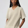 Women’s V-Neck Sweater | Short Sleeve