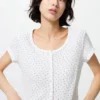 Women’s Waffle Full Open Mini T-Shirt | Pattern