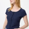 Women’s Waffle Full Open Mini T-Shirt | Pattern