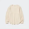 Women’s Waffle T-Shirt | Long-Sleeve